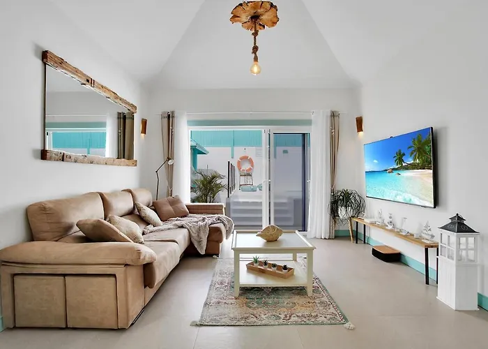 Orange Light With Private Pool Villa Corralejo